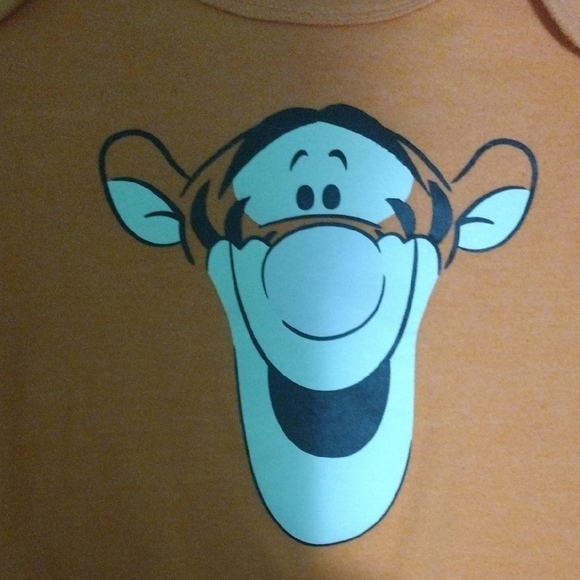 Disney Orange Tigger Baby Onesie and Tiger Stripe Pants Set​​ - Picture 3 of 5